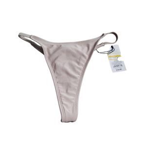 Shade & Shore Women's Tan Low Rise Ultra‎ Cheeky Swimsuit Bottoms size XS
